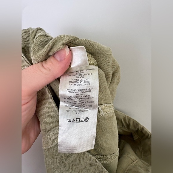 Free People First Light Utility Cargo Pants In Boa Green - Picture 7 of 8